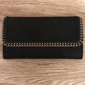 Stella McCartney Falabella Shaggy Deer Flap Wallet